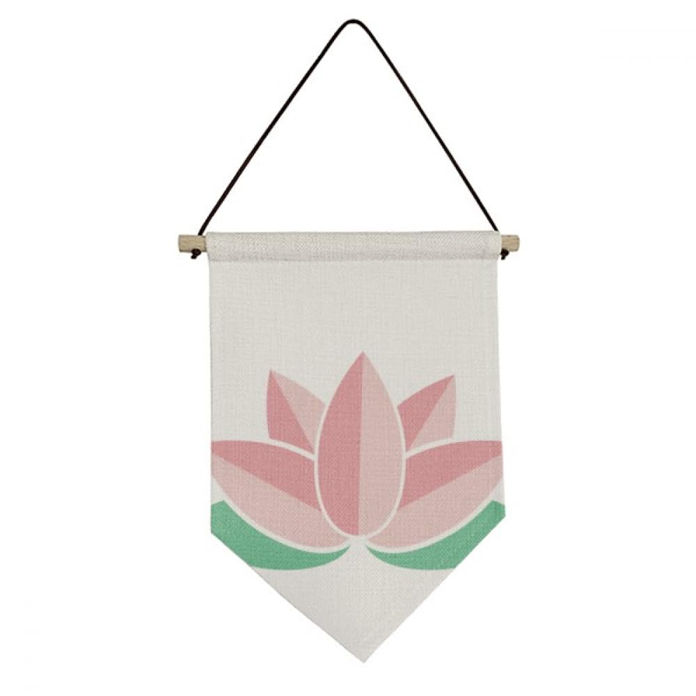 Drapeau en toile lotus suspendre tenture murale fleur de lotus