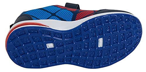 Marvel Boys Spiderman Light Up Trainers Kids Flashing Lights Running Sports Skater Shoes Navy