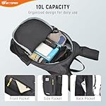 SKYSPER Small Hiking Backpack 10L Foldable Daypack Packable Lightweight Hiking Daypack Travel Day Pack for Women Men - Image 3