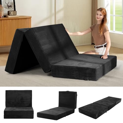 feliz home 6-Inch Tri-Fold Memory Foam Futon Mattress