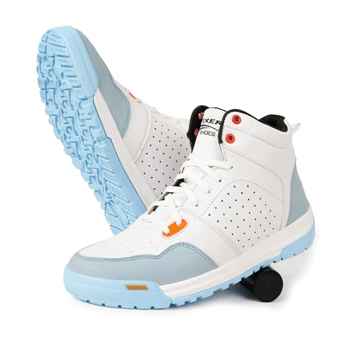 Image of Zixer Woodlend Bike Riding Tracking Stylish Jungle High Ankle Boots For Boys High Tops For Men