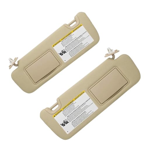 Pare-soleil voiture pour Toyota Highlander 14-19 gauche et droit beige