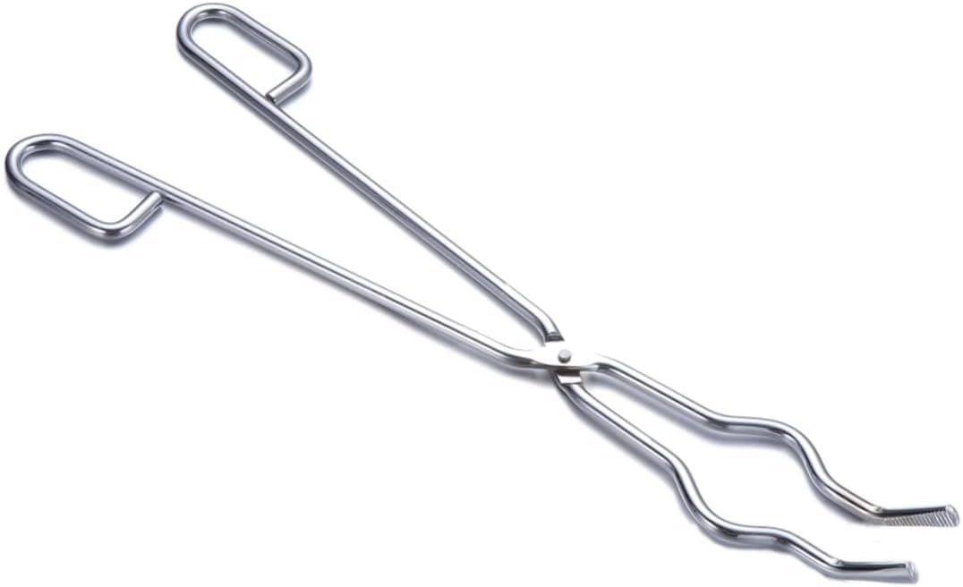 Melting Crucible Tongs Crucibile Flask Tongs Steel Crucible Beaker 6kg Stainless Steel Lab Foundry Smelting Furnace Kit Mini Utensils