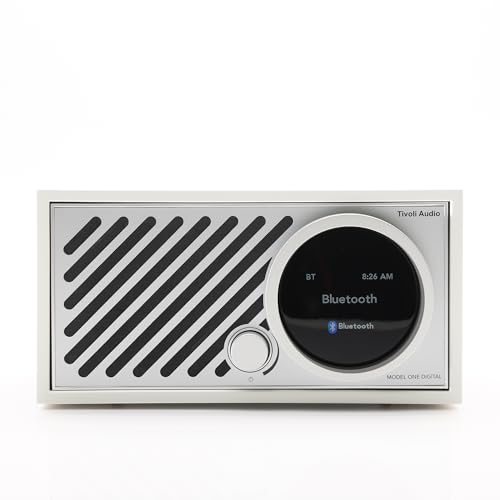 Tivoli Audio Model One   Radio FM digital Wi Fi y Bluetooth, Gen 3 (blanco/plateado)