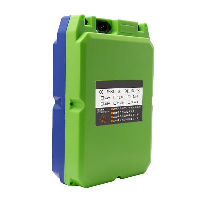 Tondeuse à gazon électrique 12V 20Ah avec batterie lithium et chargeur