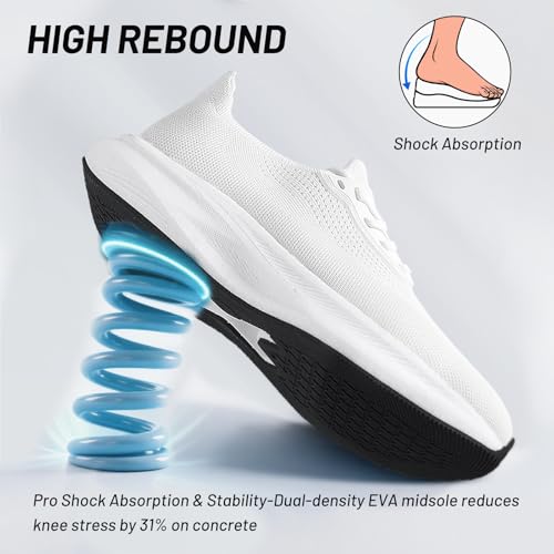 Moodeng Wide Toe Box Shoes for Men Supportive Cushioned Road Running Shoes Walking Comfortable Sneakers2