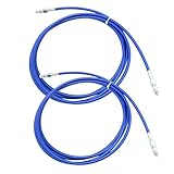 Hoypeyfiy 2Pcs Stainless Rear Flexible Brake Lines, Replacement for Honda Civic EX LX DX Si GX HX EK 1996-2000