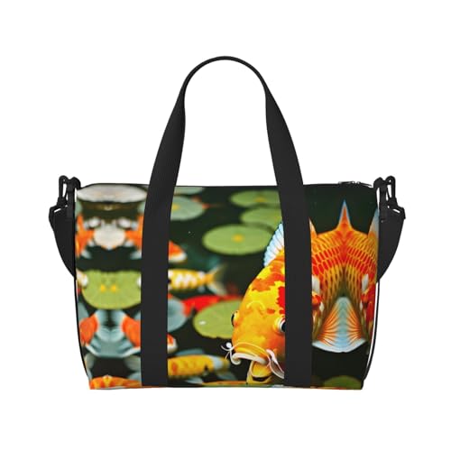Sac de voyage carpe koï pour femme pour emporter vos affaires de sport et de week-end