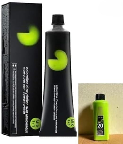 INoa Hair Color No. 5 Light Brown + 20 Vol 6 Developer 90ml