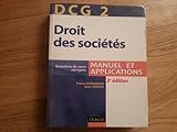  Droit des sociétés DCG2: Manuel et applications