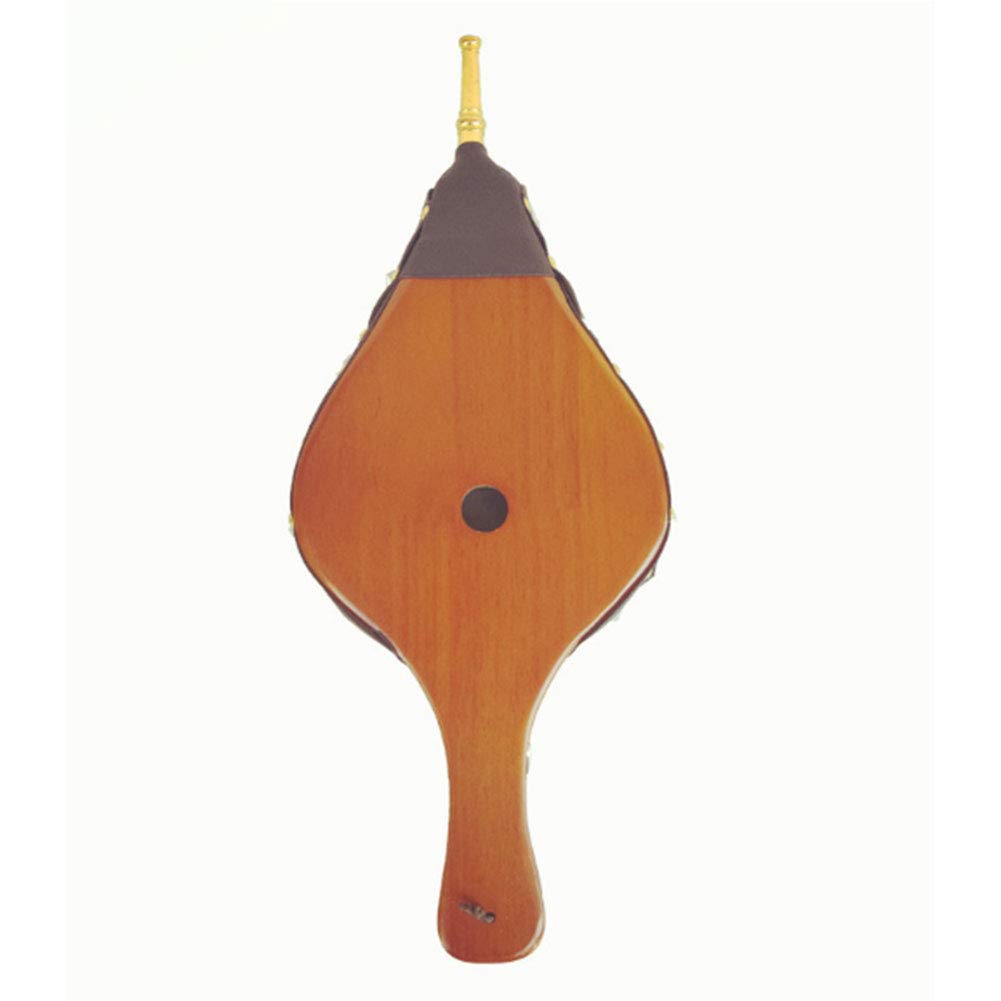 NANANA Soffietto per Camino, Soffiatore/Accendino, Barbecue e Campeggio, Soffietto con Cinturino in Pelle Appeso Magnificent per Camino Campeggio Barbecue con Cinturino, 48x20cm