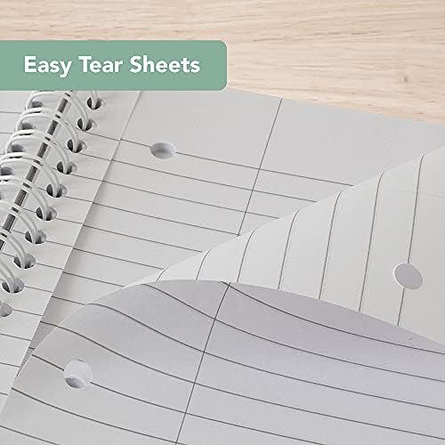 Summit, A4 Floral Notebook, Wirebound, Lined, 160 Pages, 1 Notebook