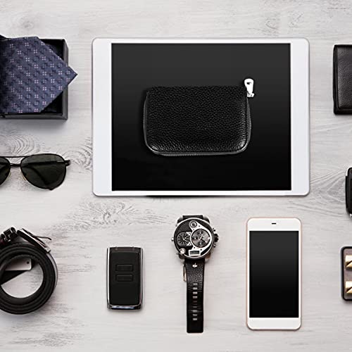 Men's Credit Card Holder Zipper Bag Organizer 11 Pockets Anti-theft Travel Pouch Id Coin Case3