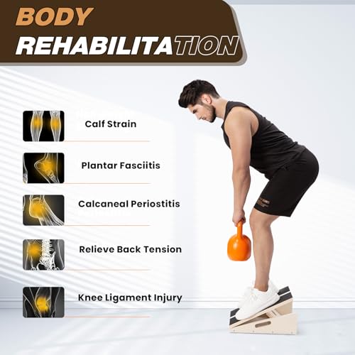 StrongPal Slant Board with Rubber Feet