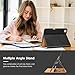VIKESI Case for iPad Pro 13-inch M5 or M4 Released in 2025 or 2024, Leather Stand Cover with Apple Pencil Holder, Auto Wake/Sleep, Multiple Viewing Angles, Built in Hand Strap & Pocket,Black