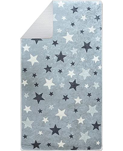 MANI TEXTILE Enfant Teppich, Polyester, grau, 120 x 160 - Image 3