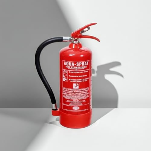 3L Aqua Spray Jewel Fire Extinguisher – 13A BS EN3 Certified, 5-Year Warranty, Wall Bracket Included