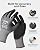 DULFINE Safety Work Gloves MicroFoam Nitrile Coated-3 Pairs Pack,Seamless Knit Nylon Glove with Black Micro-Foam Nitrile Grip,Ideal for General Purpose,Automotive,Home Improvement,Painting(Large)