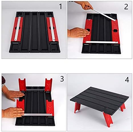 Mini Coffee Table Garden Barbecue Camping Tent Bed Folding Computer Desk(E)