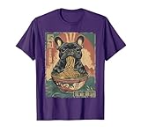 French Bulldog Ramen Japanese Funny Graphic Kawaii Dog Anime T-Shirt