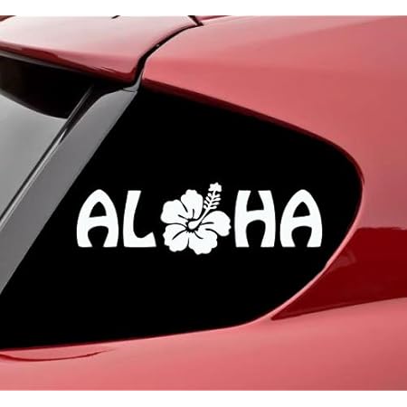 Amazon ハワイの普通の車によく貼ってある Aloha ハワイ バンパーステッカー 小サイズ 並行輸入品 ステッカー デカール 車 バイク Amazon ハワイの普通の車によく貼ってある Aloha ハワイ バンパーステッカー 小サイズ 並行輸入品 ステッカー デカール 車 バイク