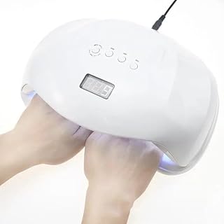 مصباح ليد بالأشعة فوق البنفسجية لتجفيف الأظافر، مجفف أظافر ليد، مصباح معالجة طلاء الأظافر بقدرة 126 وات للمانيكير والباديكير، SUN xplus