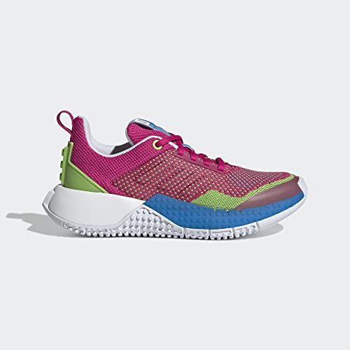 Adidas Girl's Lego Sport Pro Low Shoes, Real Magenta/Real Magenta/Semi Solar Green2