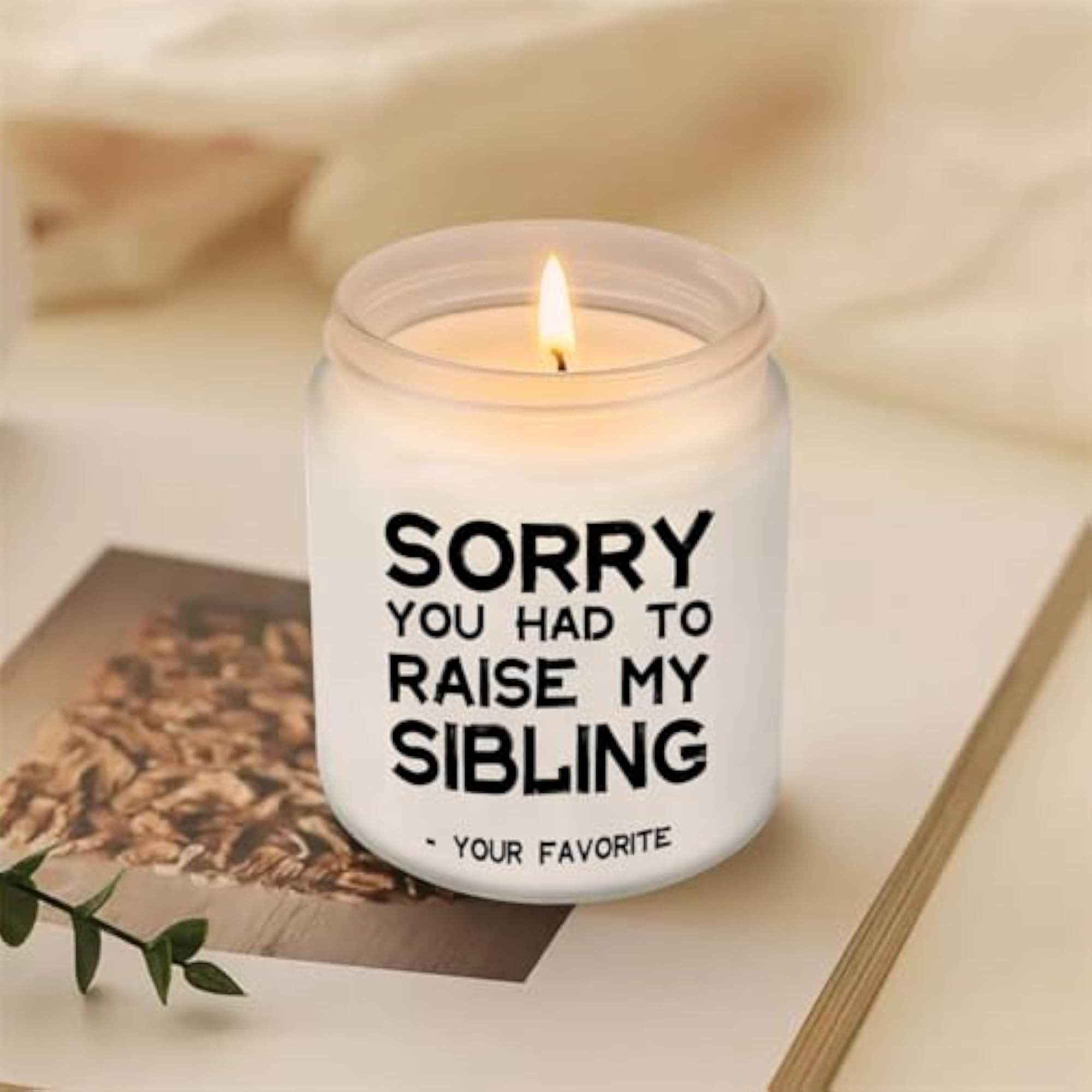 Eco-Friendly Lavender Scented Candle, Unique Gift