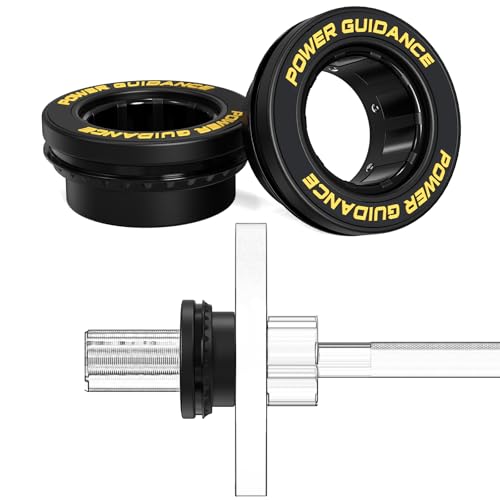 POWER GUIDANCE 50mm Barbell Clamps Barbell Collars, Quick Release Weight Olympic Barbell Clips for Bars, Non-Slip Olympic Barbell Clamps for Workout Weightlifting Fitness Training