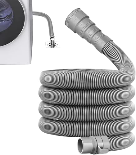 Foldable Caravan Sewer Pipe, RV Hose Drain Pipe, Wastewater Hose Kit for Motorhome & Trailer, Motorhome Caravan Accessories (4 m)