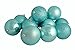 32ct Mermaid Blue Shatterproof 4-Finish Christmas Ball Ornaments 3.25" (80mm)