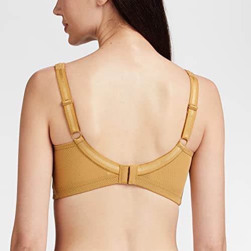 Image of Enamor Women's Everyday Fashion Bra - Full Support, Non-Padded, Non-Wired, Full-Coverage, Mesh Panels with Super Lift and Jiggle Control