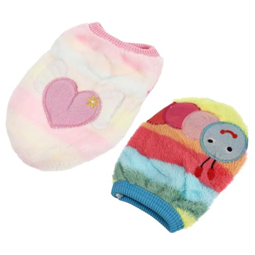 Gatuida 2 Piezas Ropa para Perros Pequeños Disfraz de Conejo Chaleco Cosplay Mascota Cálido y para Chihuahuas y Conejitos