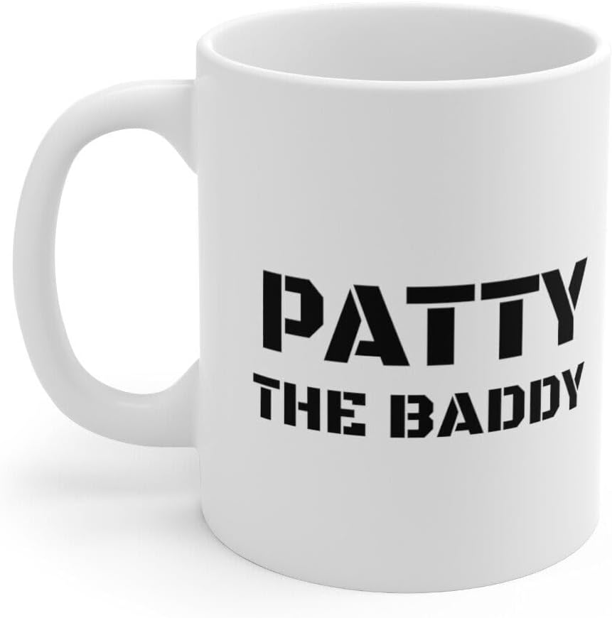 MUGSVILLA Patty The Baddy Ceramic Coffee Mug Printed Coffee and Tea Ceramic Mug- 320 ML Ceramic Coffee Mug 9313