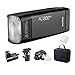 GODOX AD200Pro Godox AD200 PRO Version, 200Ws 2.4G Flash Strobe, 1/8000 HSS, 500 Full Power Flashes, 0.01-1.8s Recycling, 2900mAh Battery, Bare Bulb/Speedlite Fresnel Flash Head, Lightweight Compact