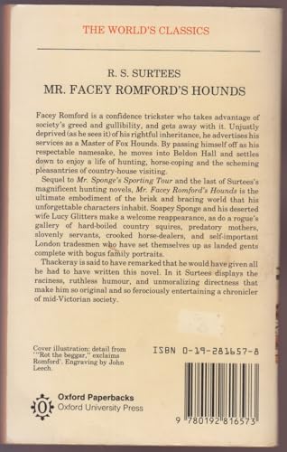 Mr. Facey Romford's Hounds (The ^AWorld's Class... 0192816578 Book Cover