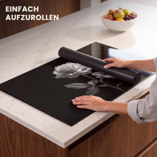 KitchenYeah© Herdabdeckplatte Einteilig Küche Herdabdeckung Induktionsfeld – Ansicht 8
