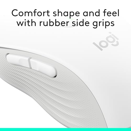 Logitech Signature M650 Wireless Mouse Small to Medium Sized - Off White - image 9
