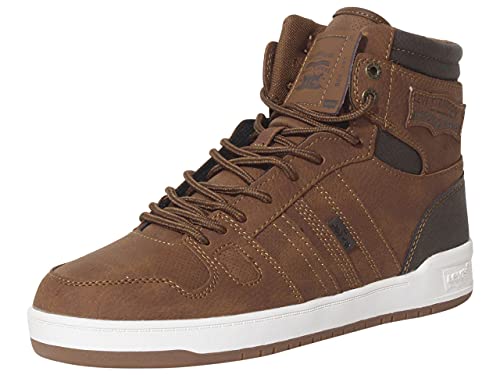 Levi s Mens 520 BB Hi Fashion Hightop Sneaker Shoe, Tan Brown, 9 M