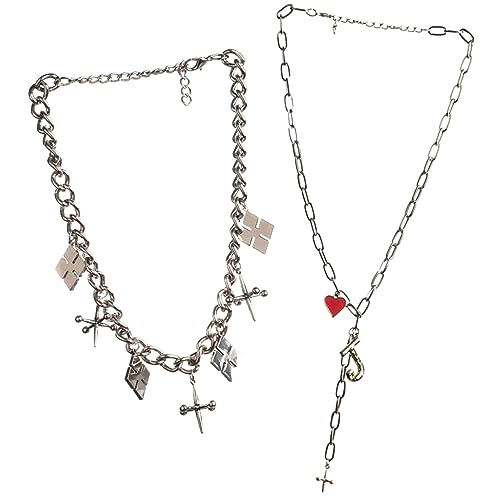 Birds of Prey Jacks Choker & Love Joker Necklaces (2-Pack)