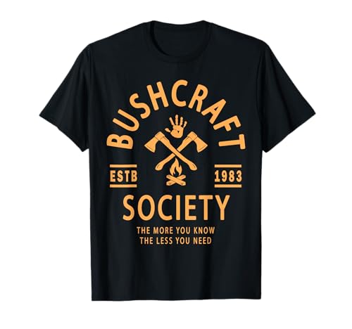 Camping Outdoor Senderismo Bushcraft Camiseta