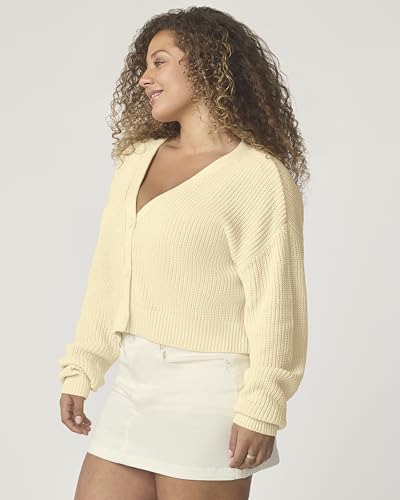 Image of Florence by Mills Women's Bright Side Cropped Cardi Sweater