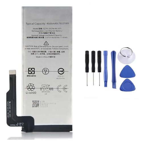 GDDGFVKV G27FU Ersatzakku kompatibel mit Google Pixel 5A 5G GFU 3.87V 18.01Wh 4666mAh