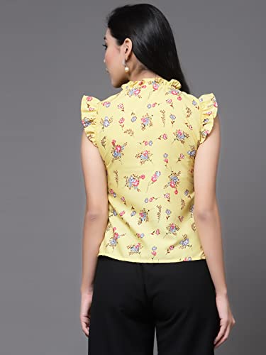 Image of OOMPH! Women's Crepe Floral Relaxed Fit Shirt