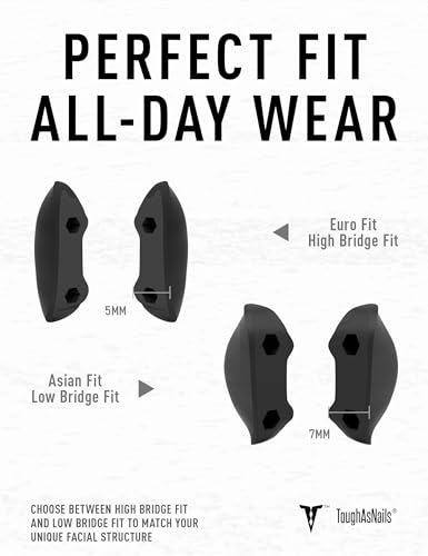 Image of ToughAsNails Replacement Nose Pads Pieces for Oakley Straight Jacket 2007 Sunglasses - Standard Fit