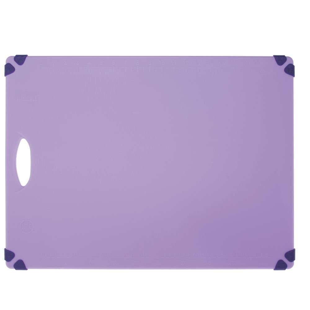 Kratos by Cutting Board Purple Non-Slip Polypropylene - 24" L x 18" W x 1/2 H by HUBERT – 24"L x 18"W, Plastic, Purple, Model 1824-AL-PR
