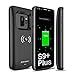 Produktbild Samsung Galaxy S9 Plus Akku Hülle Qi mit kabelloser Aufladung, Newdery 5200mAh Slim Wiederaufladbarer, erweiterter Ladegerätkasten Kompatibel mit Samsung Galaxy S9 - (6,2" Schwarz)