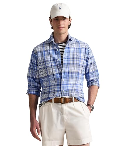 Image of POLO RALPH LAUREN Classic Fit Plaid Performance Shirt