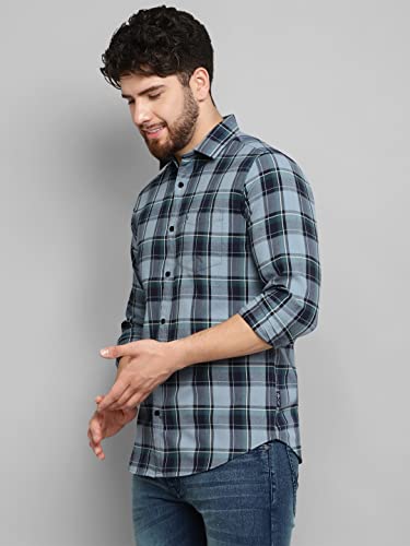 Image of Allen Cooper Checks Shirts for Men - 100% Cotton Comfort Fit Casual and Formal Shirt - Breathable, Soft, Classic Style (Multiple Colors)