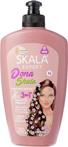 -Skala Expert- Crema para Peinar 'Dona' 250gr - 100% vegano - Con aceites vegetales que fortalecen y dan brillo al cabello